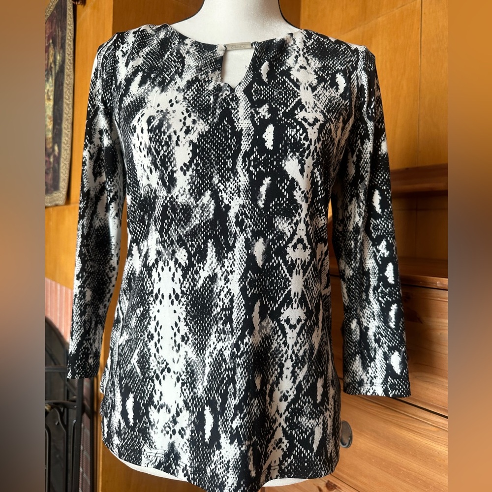 CK snake print top